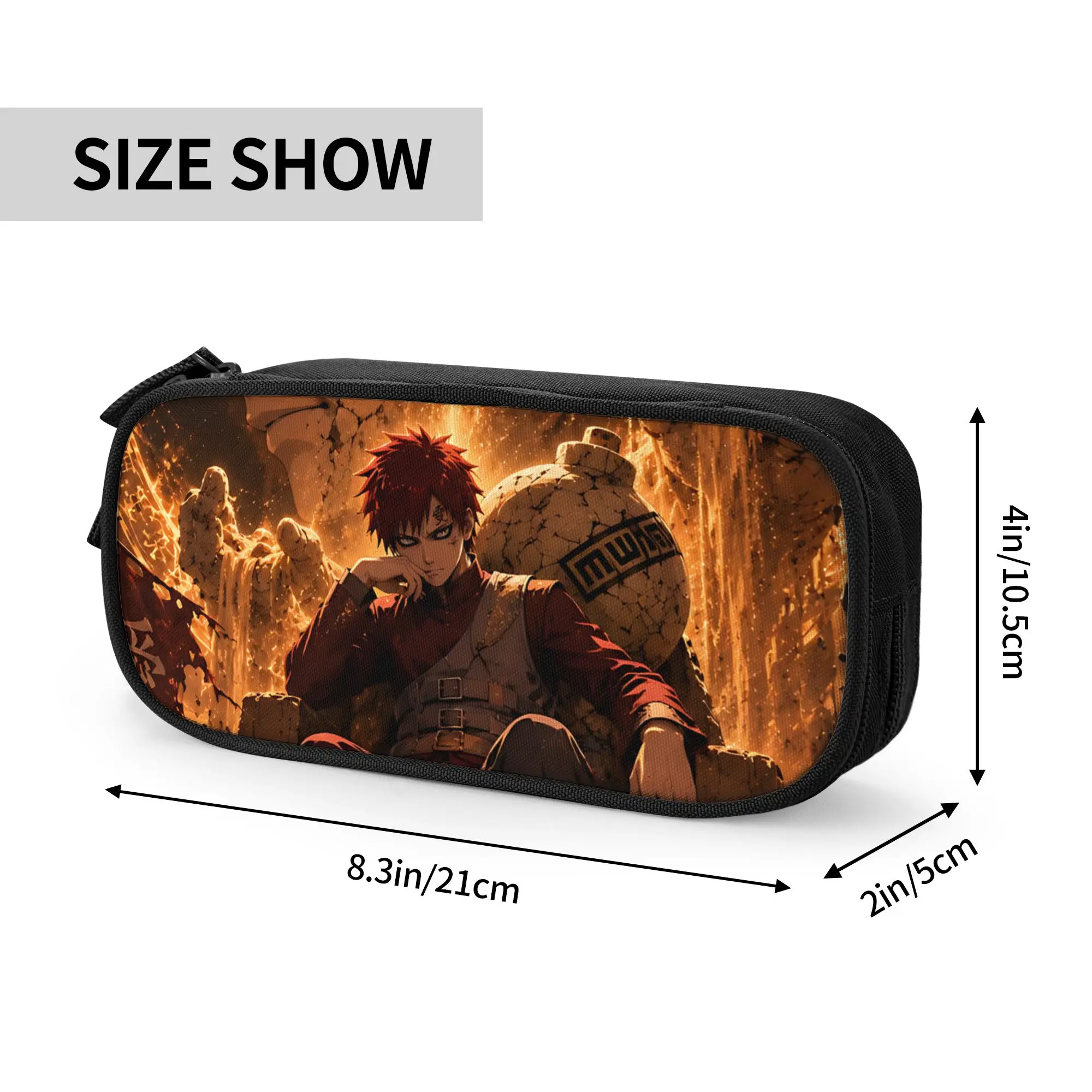 Custom Naruto Anime Theme Large Capacity Bags for Child  School Pencil Bag for Boys Gilrs Kids