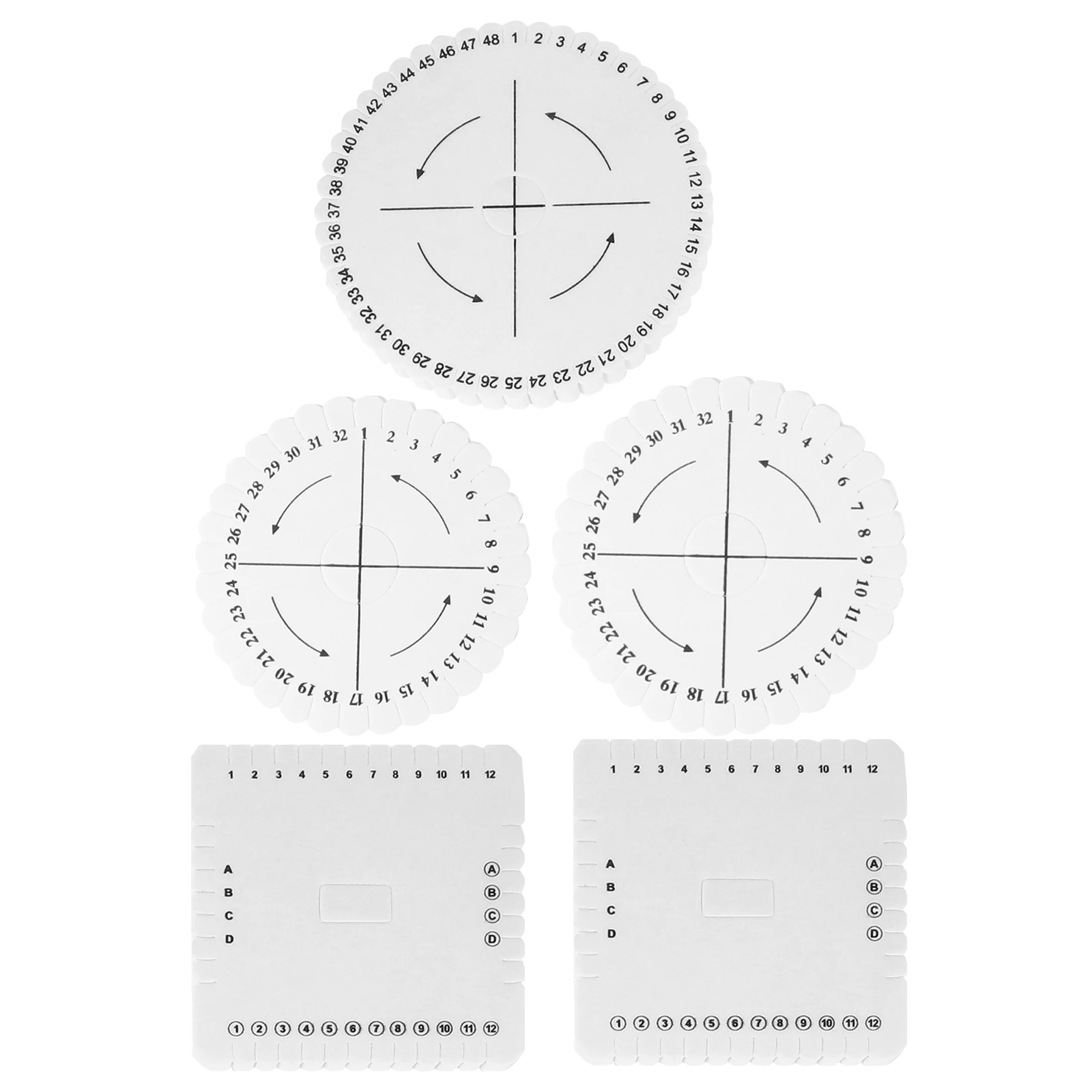 

5pcs Professional EVA Material Rope Braiding Device Durable Quality Jewelry Making Tools Bracelet Necklace Hand Ropes Weaving