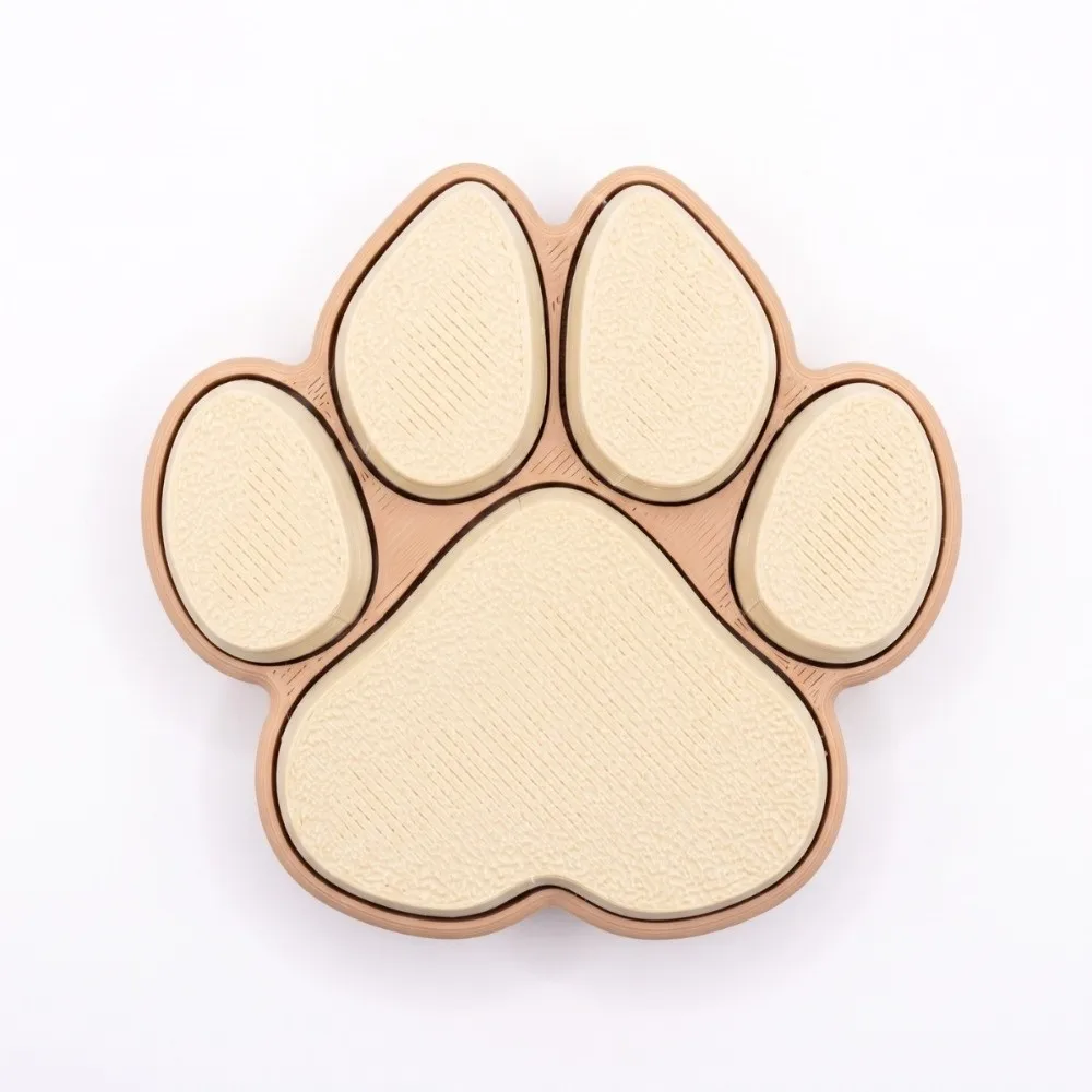 Funny Decorative Dog Cat Paw Clicker Keychain 3D Printed Keyboard-style Paw Shape Keycap Bag Pendant Clicker Keychain Key