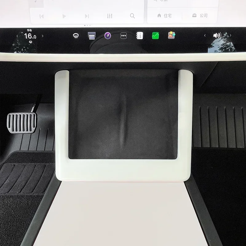 Per Tesla Model 3 Highland Tappetino di ricarica wireless in silicone Antipolvere antiscivolo Console centrale Ricarica Proteggi la copertura