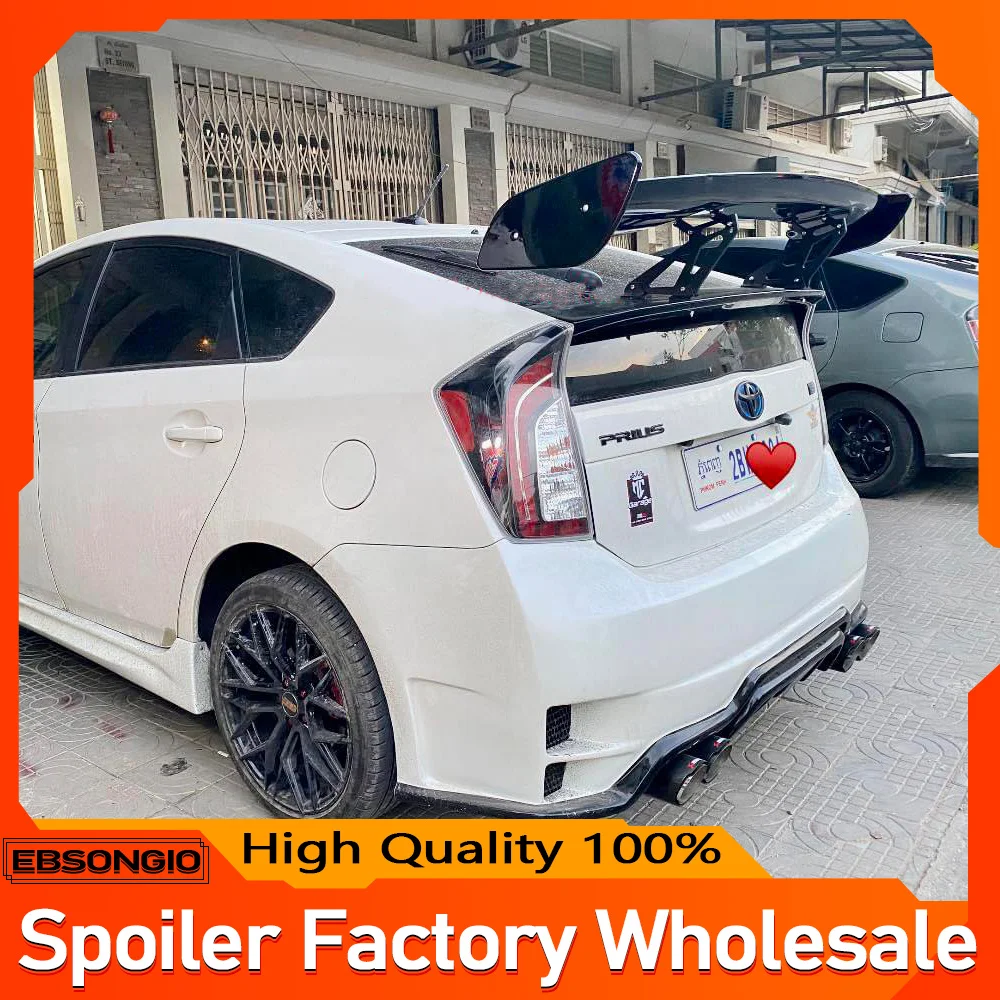 

Universal Car-Styling Carbon Fiber Pattern Rear Trunk Spoiler GT Wing For Toyota Prius 2003-2012 Spoiler