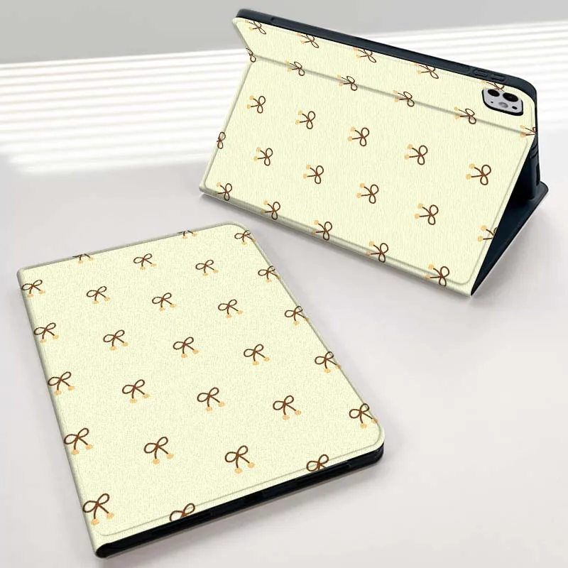 Kleines Schleifenmuster für iPad Mini Air 1 2 3 4 5 6 7 6. 7th 9 11 13 M3 M2 Gen 7.9 8.3 10.9 Zoll 2025 Tablet-Hülle