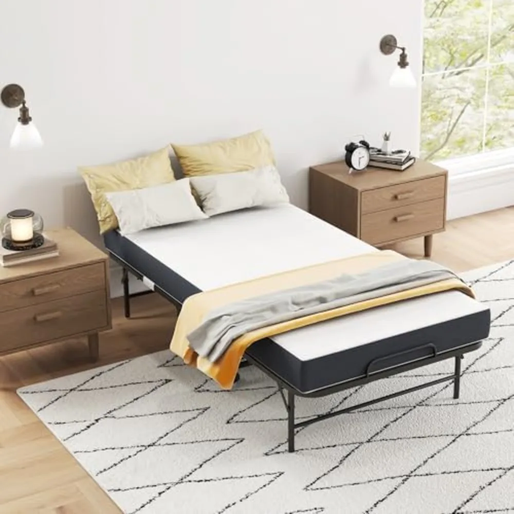 Folding Bed with 5 Inch Mattrees, 75