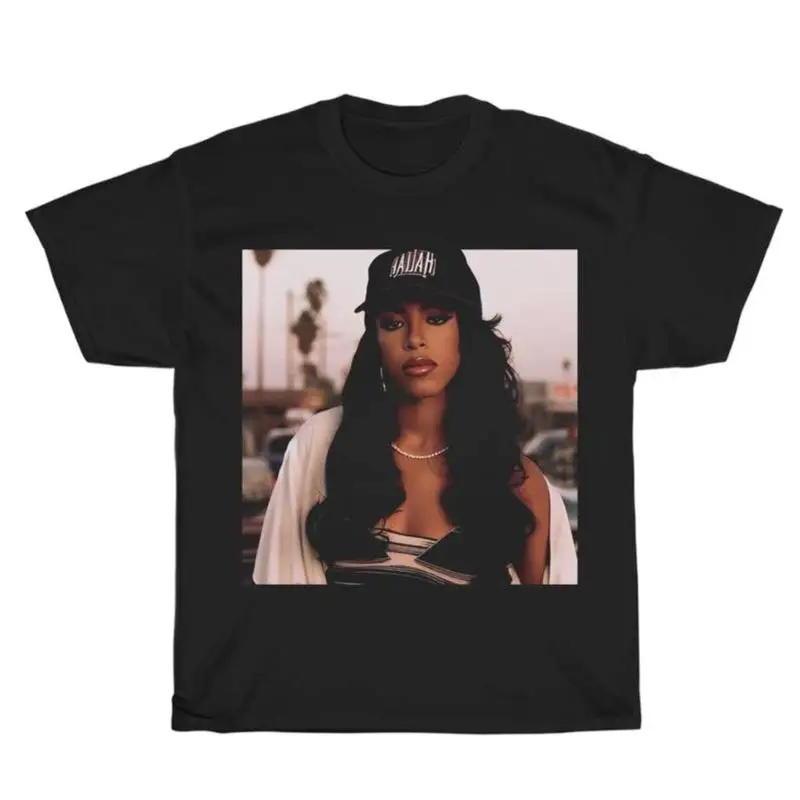 

Vintage Aaliyah Graphic Unisex Shirt, Bootleg Rap Design Shirt, 90'S Clothing, Rap Gift For Him Her Crewneck Streetwear Menswear