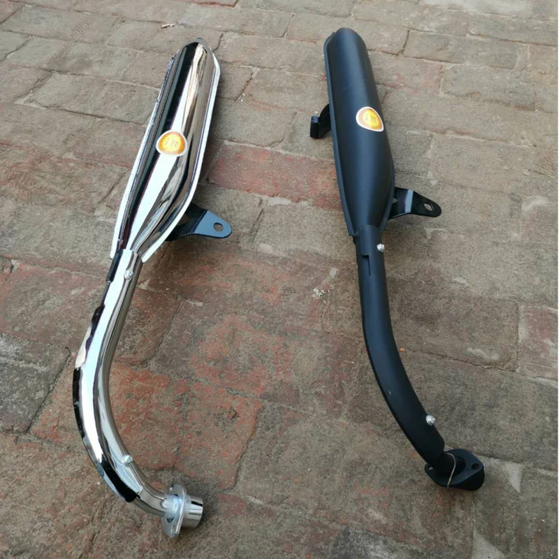 Motorcycle Exhaust Pipe for Honda Jialing Dayang C70 JH70 C90 DY90 JL70 JS48 Super Cub 70cc-90cc Motorbike Muffler Noice Reducer