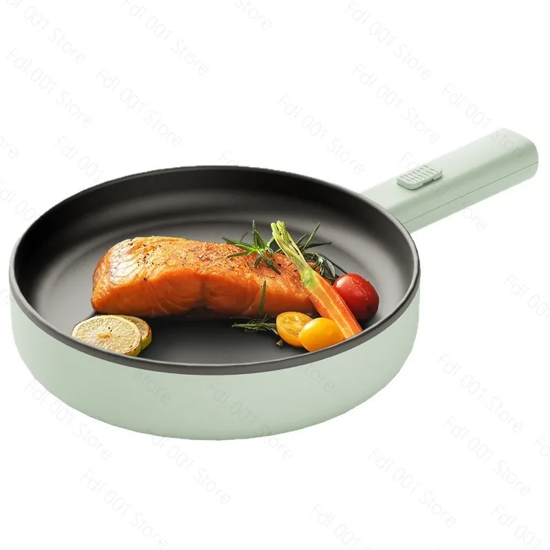110V 220V Electric Frying Pan Household Mini Stir-frying Pot Electric Cooker Electric Cooking Pot Portable Hotpot