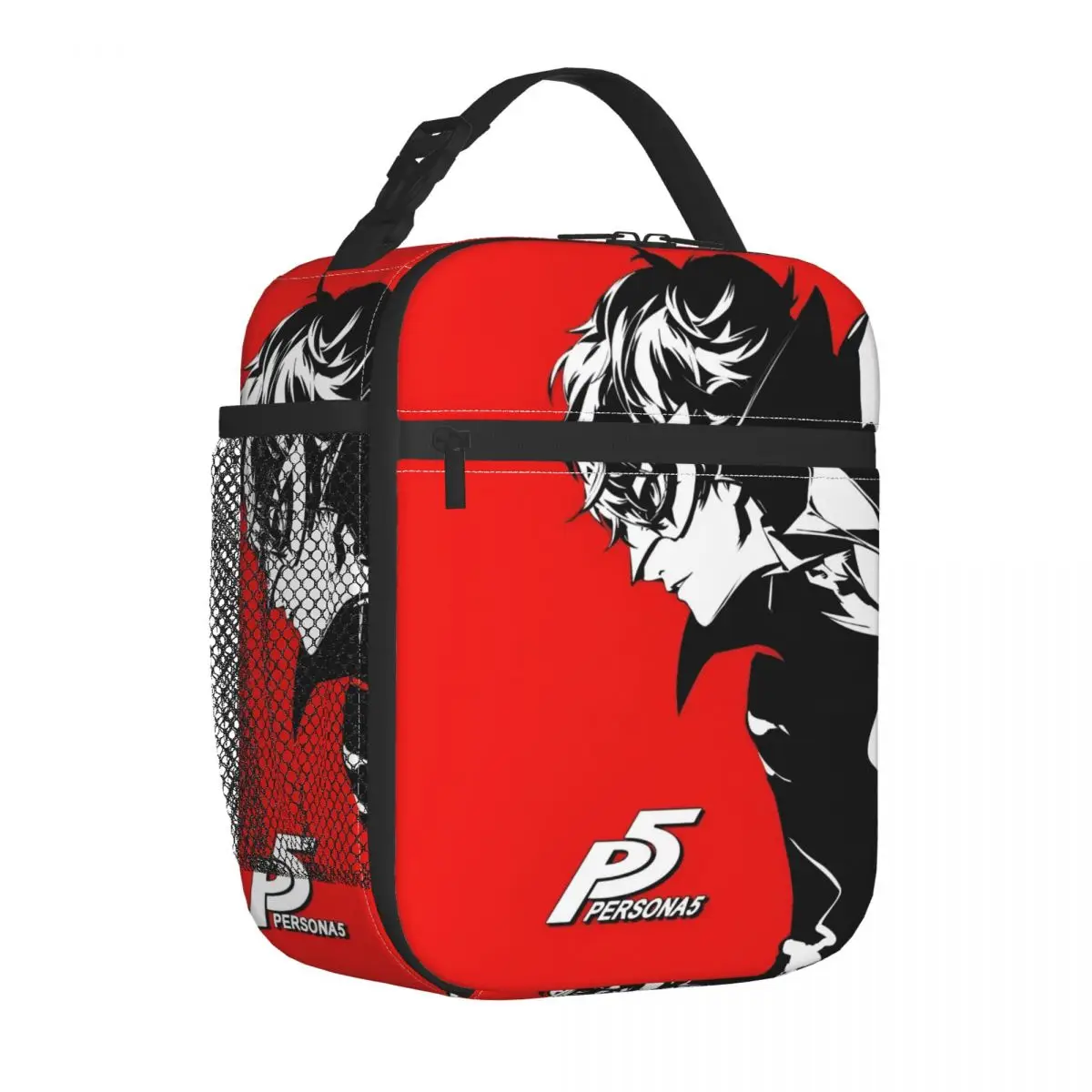 Personas Joker Insulated Lunch Bag Cooler Bag  Meal Container P5 Games High Capacity Tote Lunch Box Girl Boy Work Outdoor