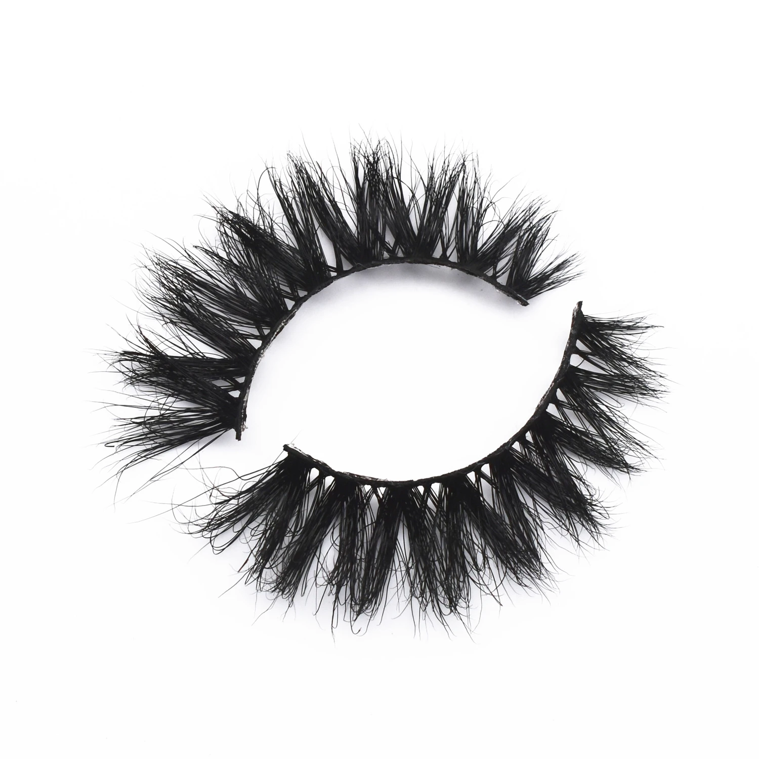 Nerzwimpern Wispy Lashes Flauschige unordentliche 3D-falsche Wimpern Dramatische natürliche lange Wimpern Streifenwimpern Make-up Nerzwimpern Falsche Wimpern