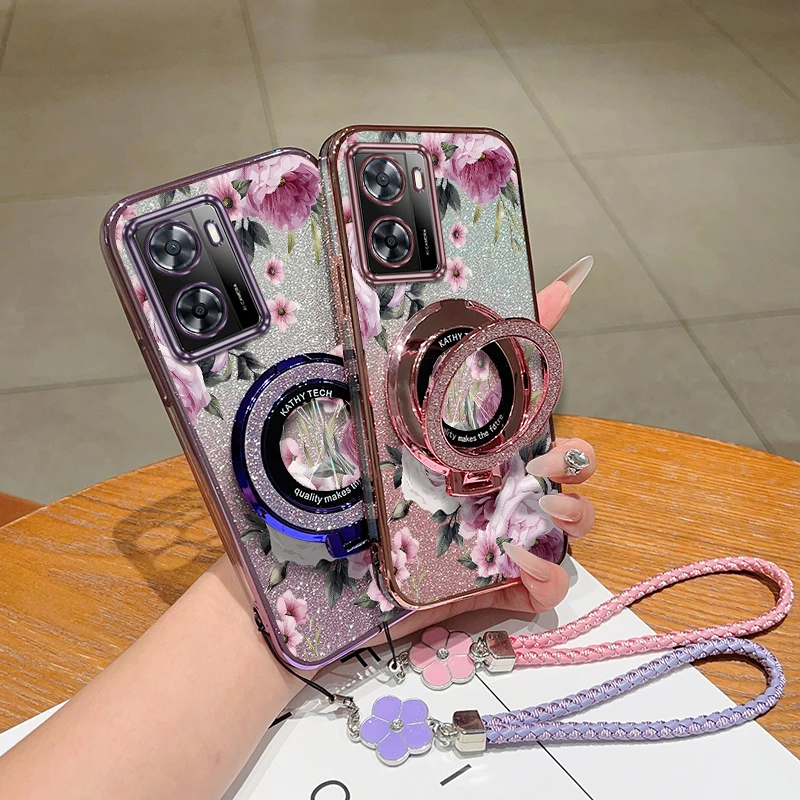 

Чехол-держатель для браслета Nord N20SE с цветущим покрытием и цветами для Oneplus Nord 12 10Pro 11R 8T 11 9R 11Pro N20SE ACE 3 3V Cover