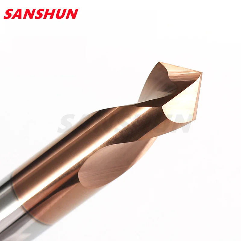 1PC HRC55 3MM 4MM 5MM 6MM 8MM 10MM 90 Degree Spot Drill Bit for Machining Hole Drill Chamfering Tools Tungsten Carbide Steel