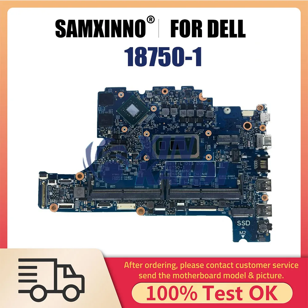 Notebook Mainboard UNTUK Dell Latitude 3400 3500 0KVN26 04MCDM 18750-1 Laptop Motherboard dengan I5-8265U I7-8565U CPU 940MX 2G