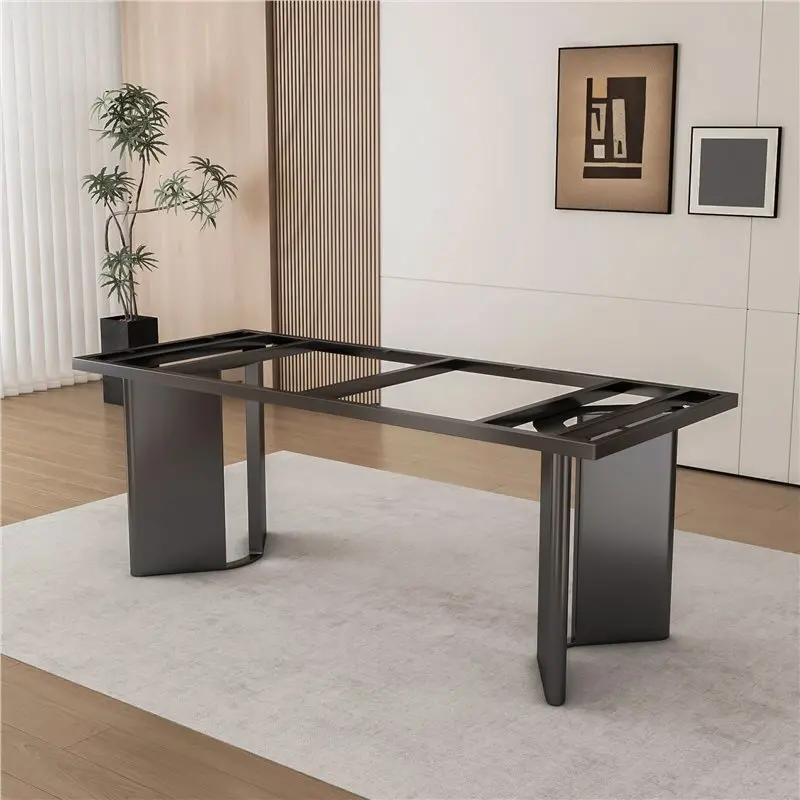 Factory Direct 2026 Luxury stone metal legs stainless steel rock slab bracket base light luxury large slab table legs marble din