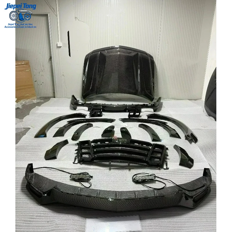 Ultra-Lightweight FOR Cadillac Escalade LD-Style Pre-Preg Carbon Fiber Wide Body Kit
