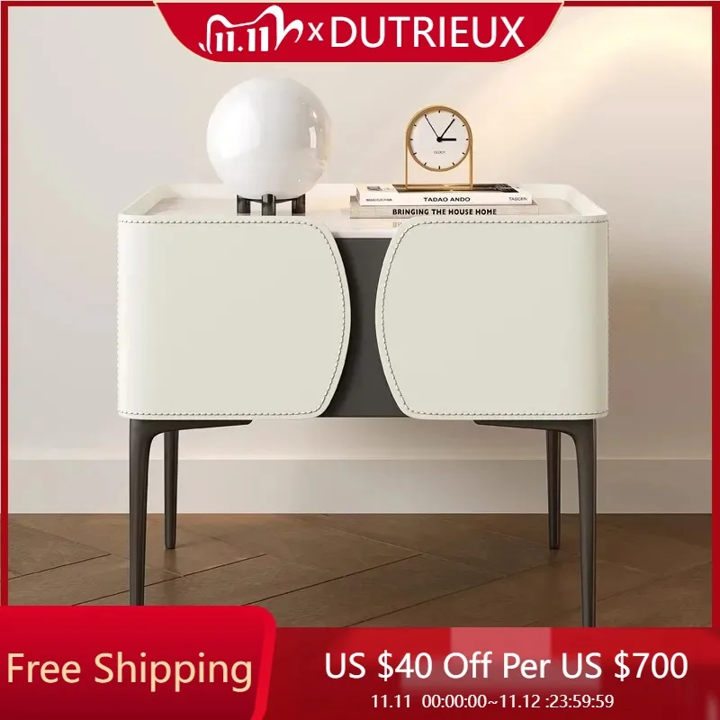 

Accent Simple Bedside Table Creative Modern Simple Unique Luxury Nightstands Minimalist Nordic Criado Mudo Ornaments Home Decor