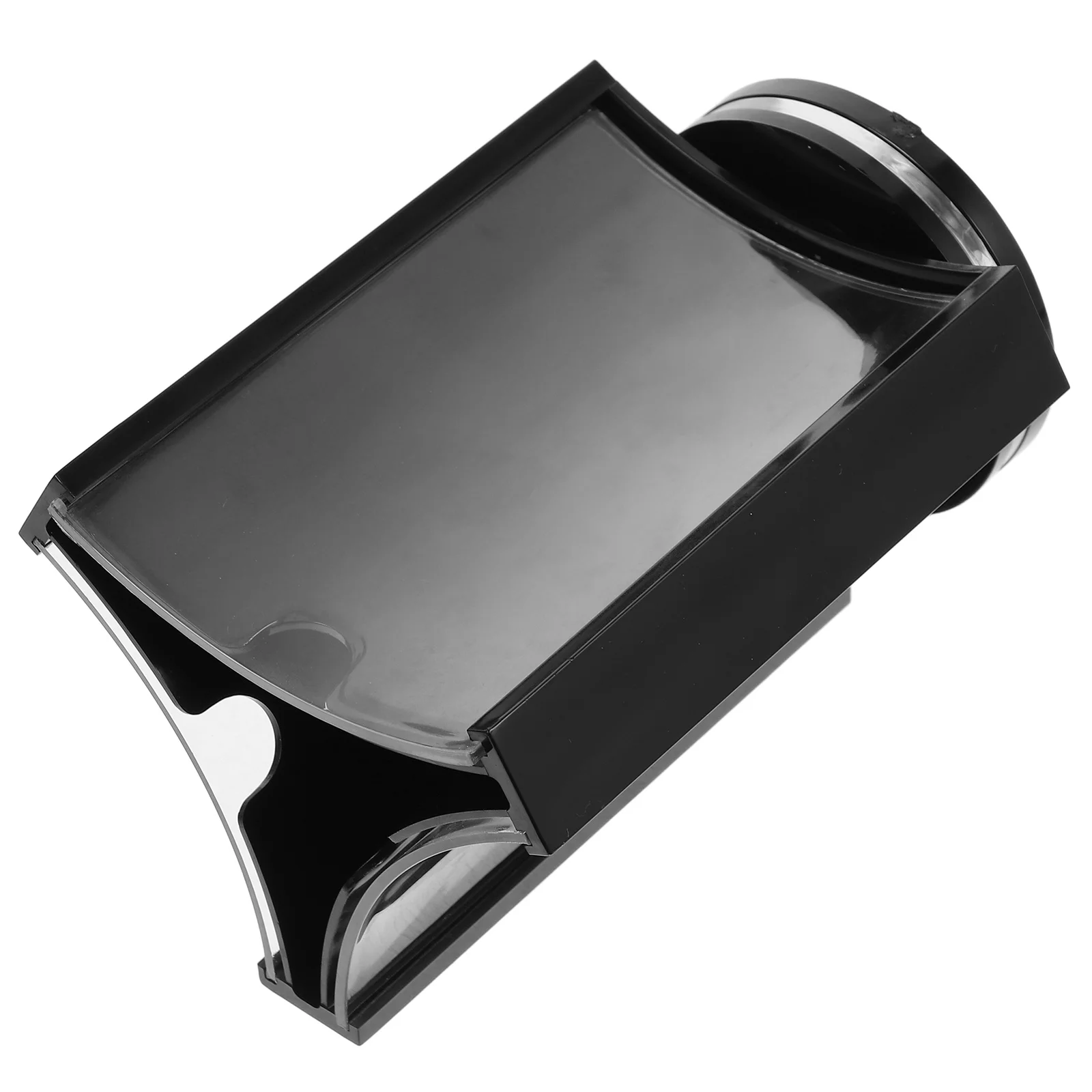 

Rotating Table Acrylic Display Stand Clear Three-Sided Menu Holder for Restaurants Cafes Stable Easy Viewing Sign