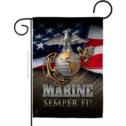 Marine Semper Fi! Garden Flag 18x12 Show pride in the CORPS Free Shipping US-US