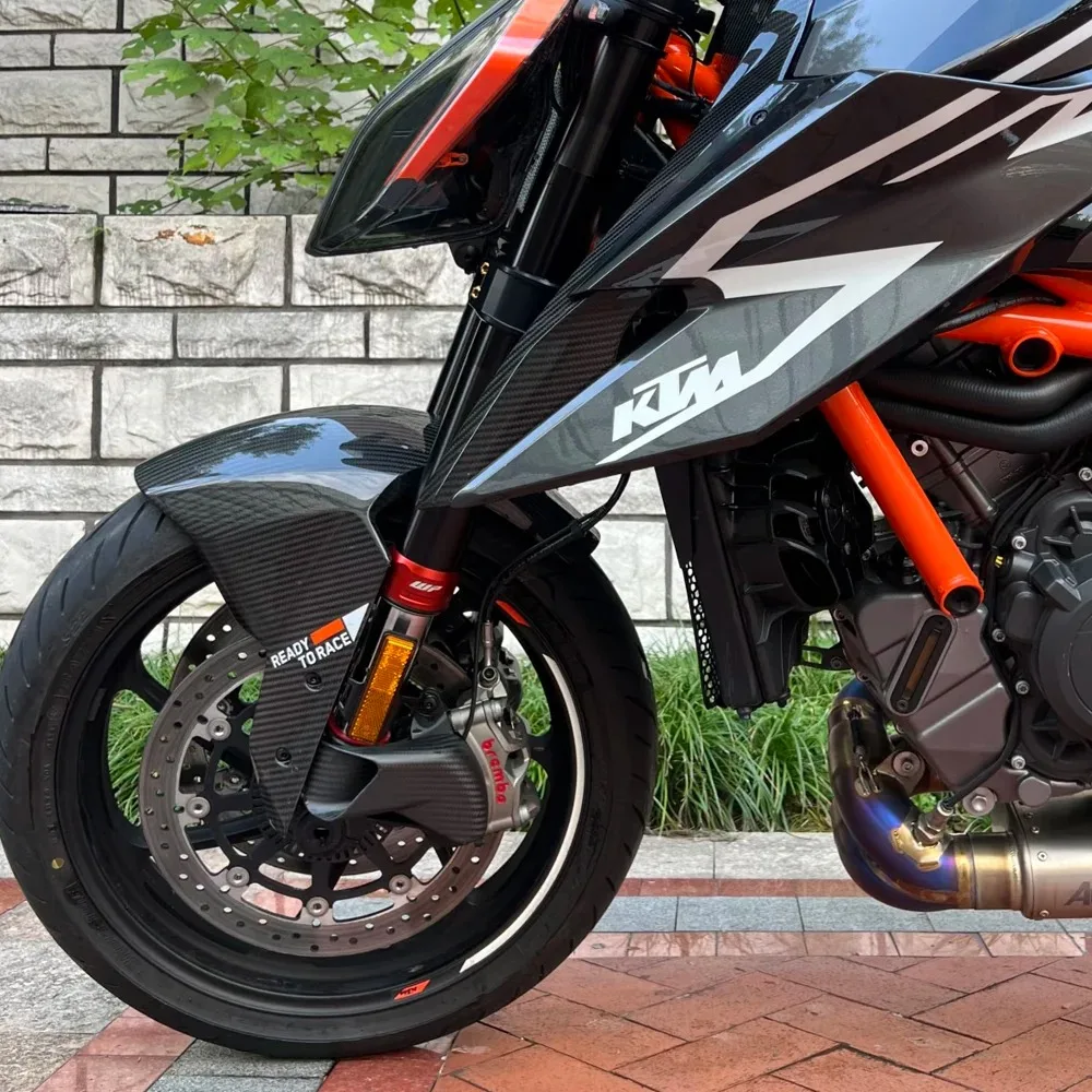 100% carbon fiber For KTM 1290 Motorcycle Air Ducts Brake Caliper Radiator Cover For KTM 1290 1390 SuperDuKe Super DuKe R RR EVO