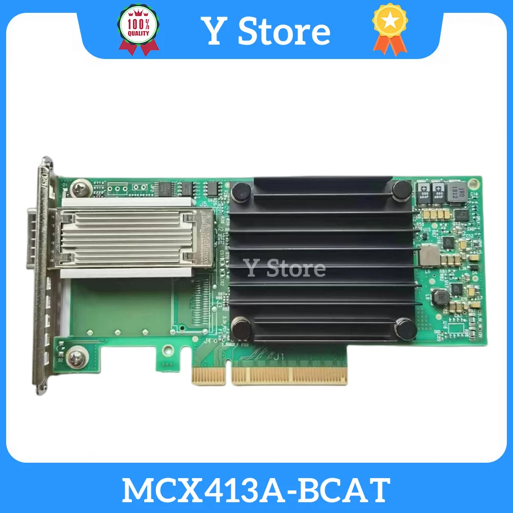 Y Store For Mellanox CX413A MCX413A-BCAT Single-port Ten Gigabit Network Adapter Of The 40/50G Server Fast Ship