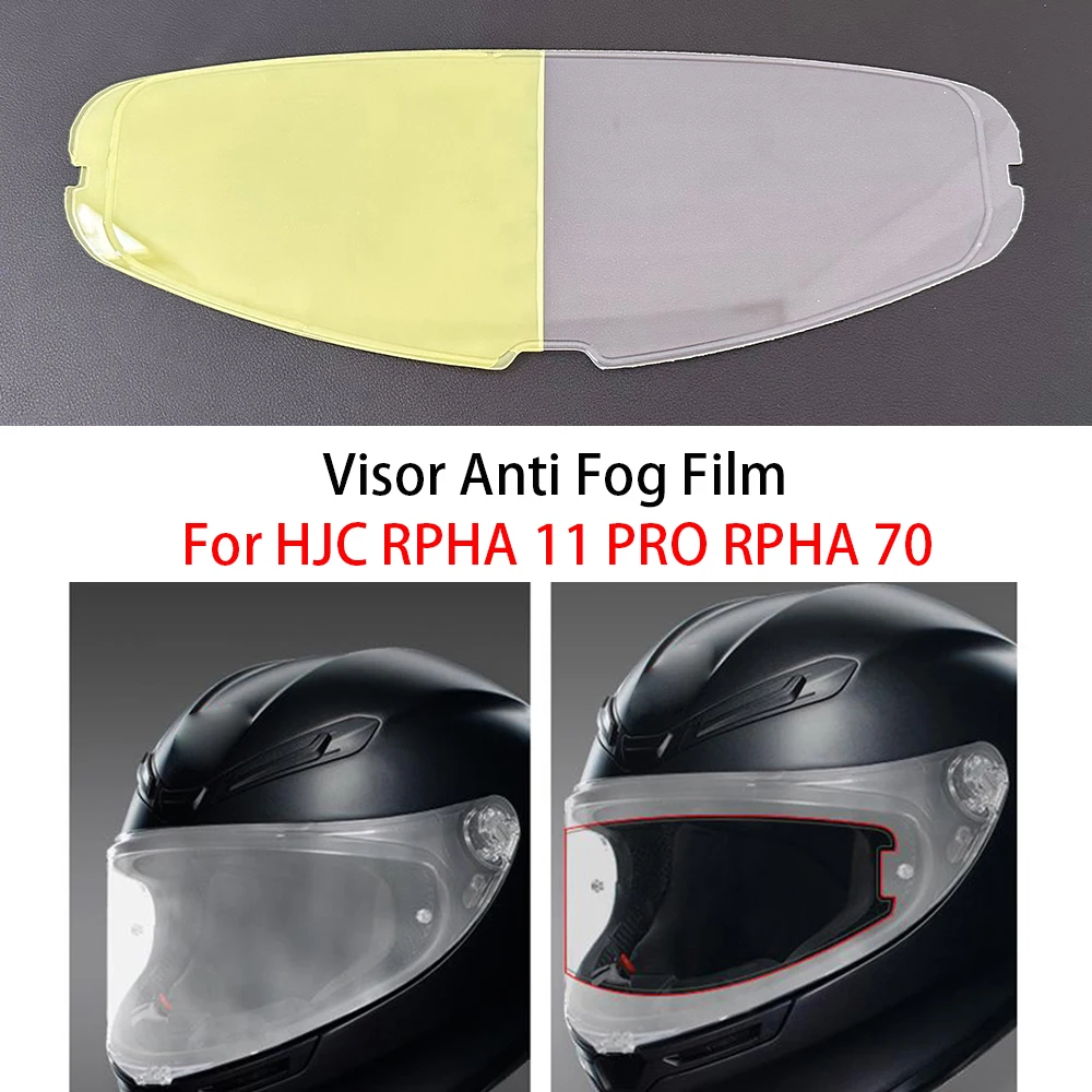 HJ-26 Anti Fog Film For HJC RPHA 11 PRO RPHA 70 Anti-fog Insert Sticker Mtorcycle Helmet Visor Accessories