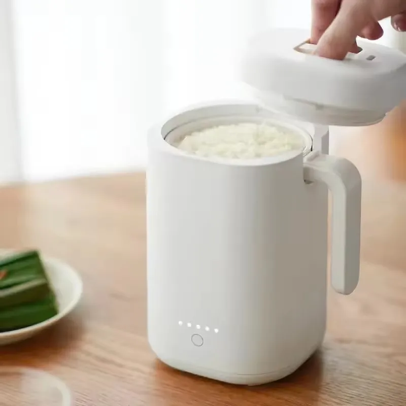 800ml Mini Rice Cooker Multifunctional Non Stick Electric Cooker Office Food Warmer Bento Box Portable Electric Lunch Box 220V