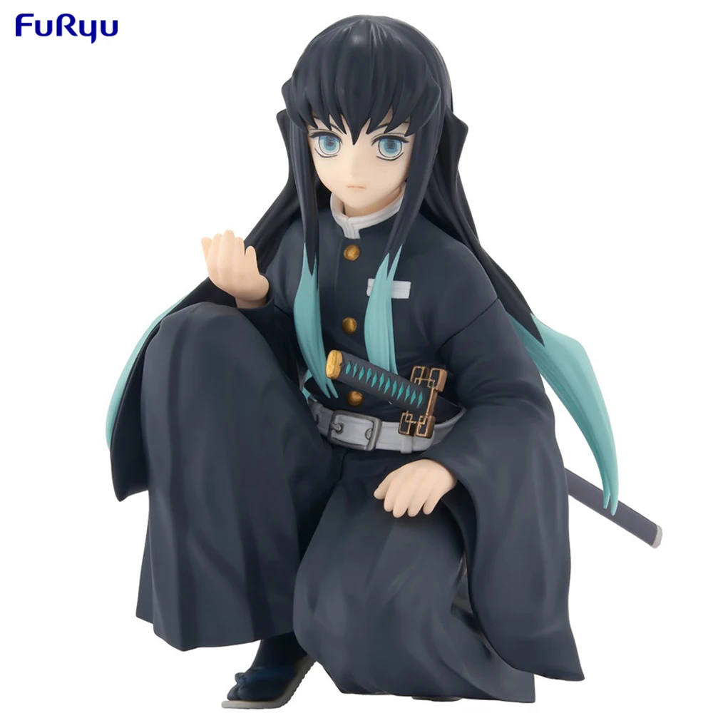 FuRyu Noodle Stopper Figure Demon Slayer: Kimetsu no Yaiba Tokitou Muichirou (Reissue) Nice 90 mm Collectible Action Model Toys