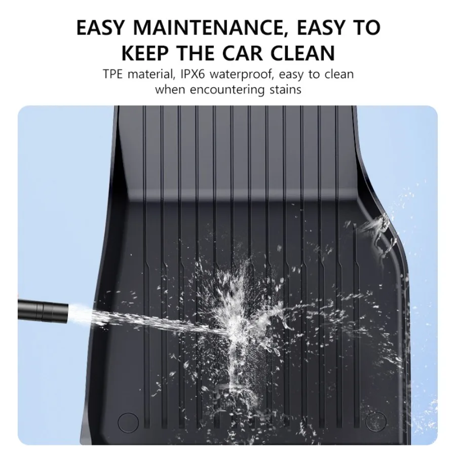 NovaAcc for Tesla Model Y Juniper Floor Liners Trunk Mat Cargo Liner All Weather Water Proof Accessories for New Model Y 2025 6