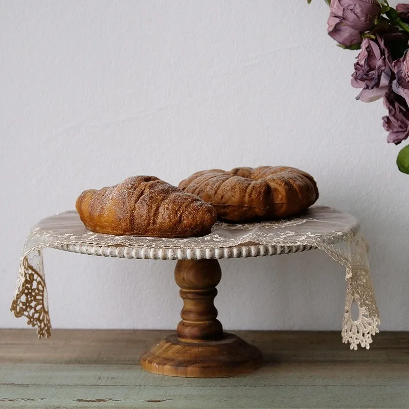 Retro court ins style Nordic tray ornament, light luxury literary and artistic photography nostalgic props European style old