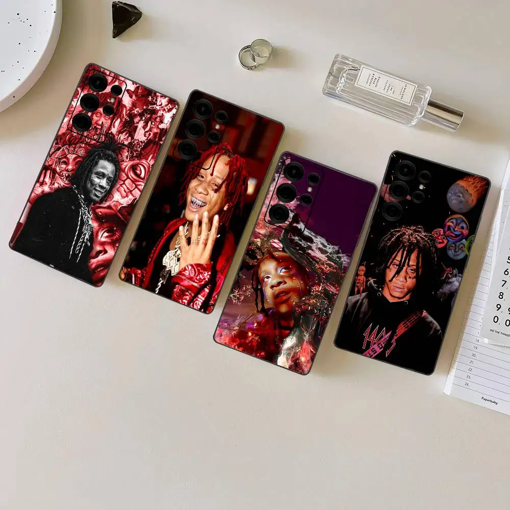 Rapper T-Trippie R-Redd Phone Case For Samsung S 24 fe 25 Ultra plus 20 lite 21 30 22 23 24 22 Ultra 5G Fundas