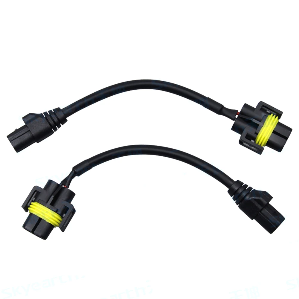 2Pcs FB Male To H11 Female Socket Connector Adapter Conversion Cables For Toyota Corolla Camry Prius Yaris Vios Levin CHR Etc