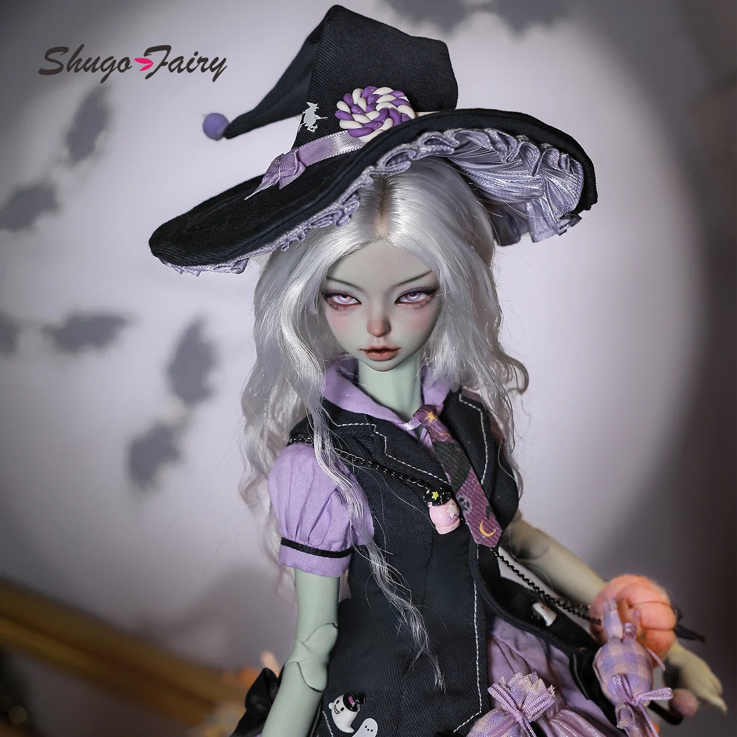 ShugaFairy Bertha 1/4 Bjd Puppe Bariy Big Chest Halloween Troublemaker Candies Kostüm Fullset Lolita Ball Jointed Dolls