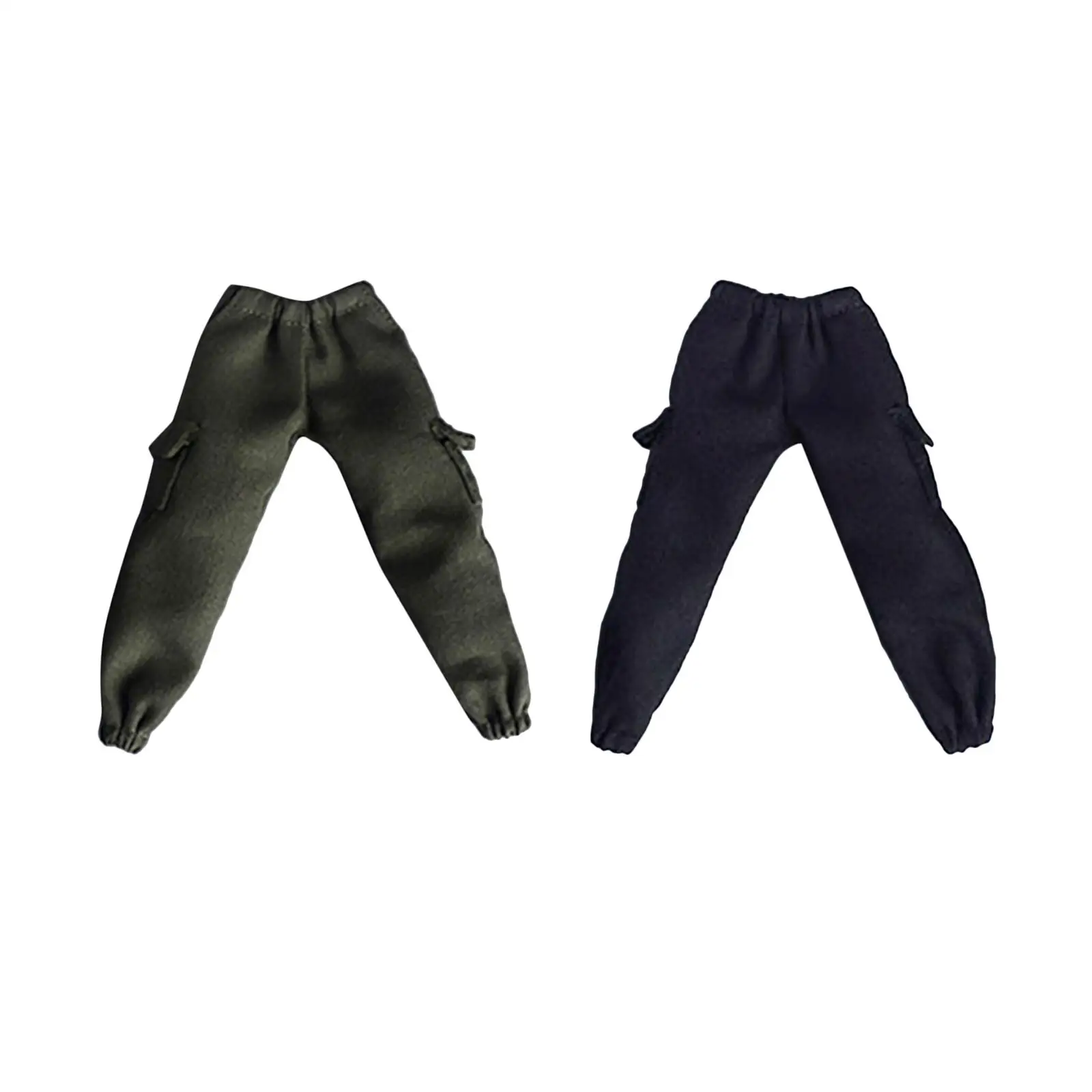 Pantalon cargo pour 6 figurines de soldats, échelle 1/12, vêtements beurre, poupées de corps, 1/12 hommes