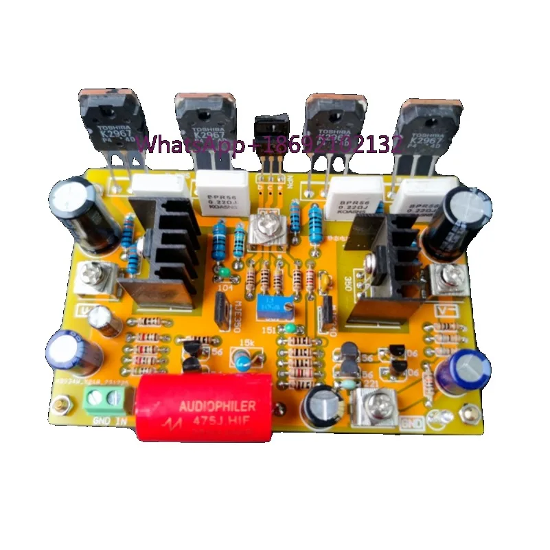 Dual Parallel High Voltage Version HIFI Fever Level Field Tube Discrete High-power Amplifier Board Mono Finished Product