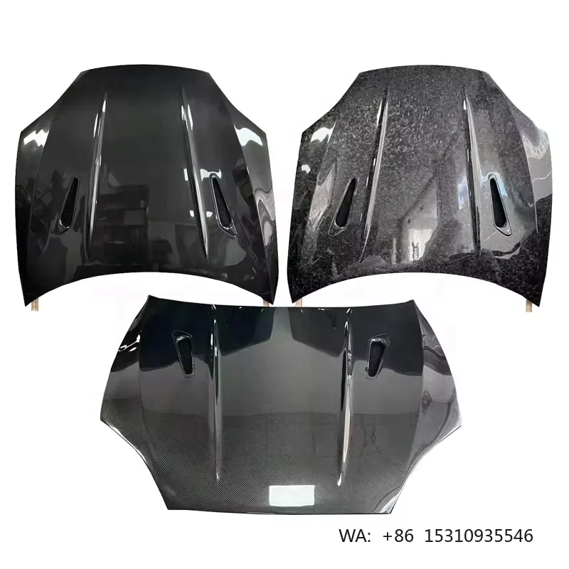 High Quality Hood Body Kits Car Carbon Hood RZ Style Carbon Fiber  Bonnet for Tesla Model S 2014 - 2023