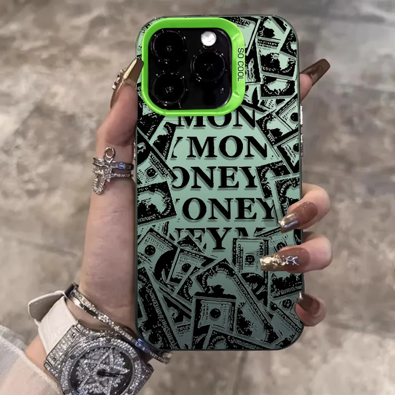 Nueva funda de teléfono con dibujo de garabatos a la moda para iPhone 14 15 Plus 11 12 13 ProMax X XR XS Max iPhone7/8Plus, funda de silicona