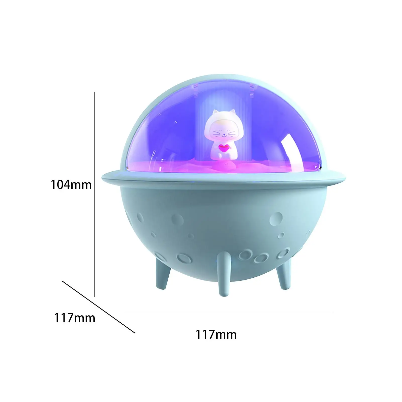 เครื่องเพิ่มความชื้นในอากาศแบบชาร์จไฟได้สำหรับห้องนอนบ้านห้องนั่งเล่น