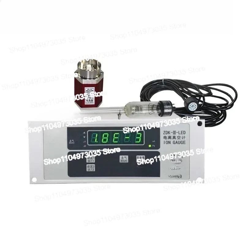 

Single-channel Ionization Vacuum Gauge ZDK-I-LED with ZJ-27/15.5 Glass Gauge Range 10-10-5pa