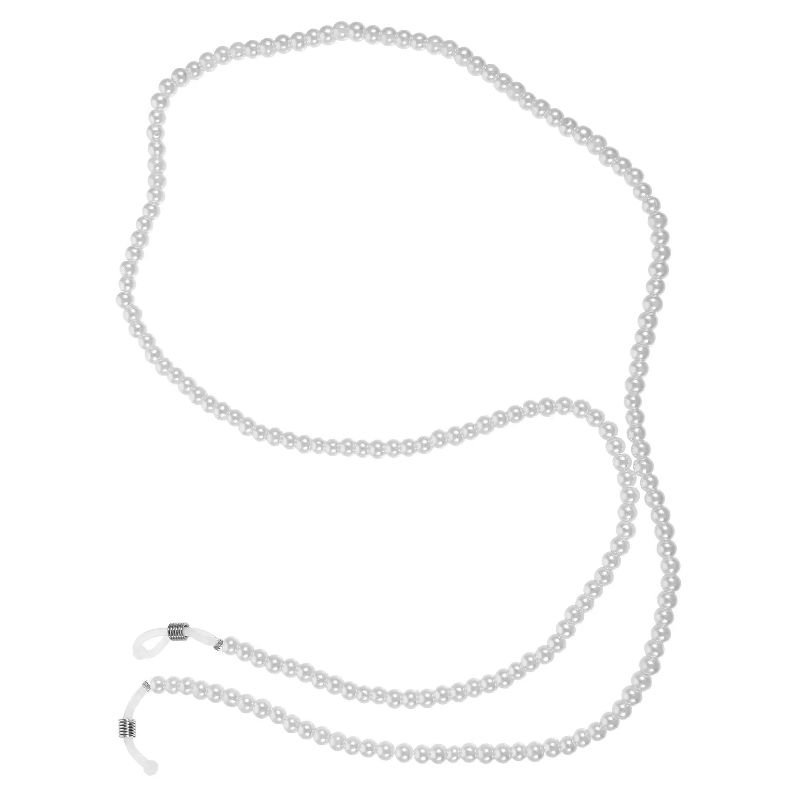 Elegant Pearl Glasses Chain Wear-Resistant Eyeglasses Strap Anti-Lost Holder Suitable for Sunglasses Reading Glasses