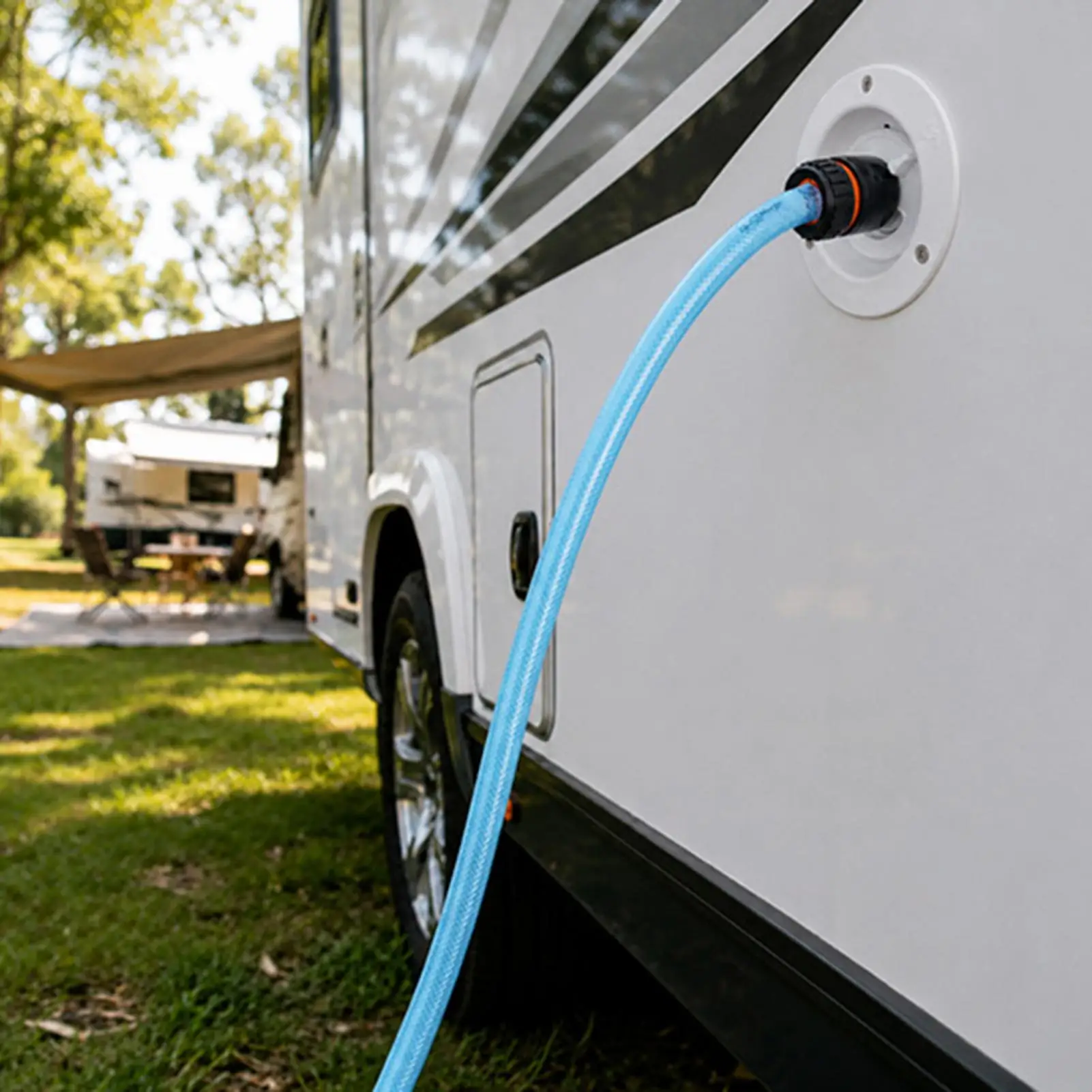 RV City Water Inlet Quick Universal Adapter RV Water Tank Fill Inlet For Exterior Access Drain Outlet Outdoor RV Camper Camping view 2