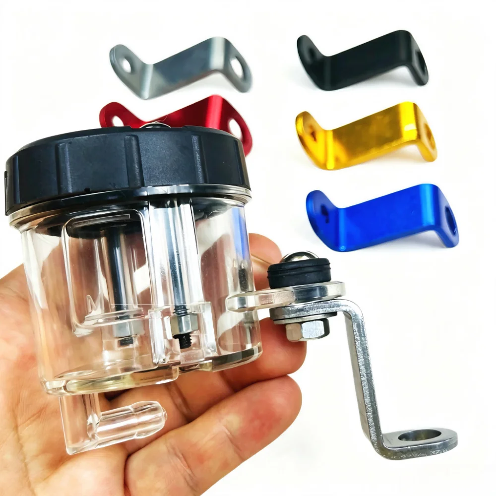 Universal Aluminum Brake Fluid Reservoir Bracket Holder Radiator Stay Mount for Motorcycle Motorbike Replacement Accessories