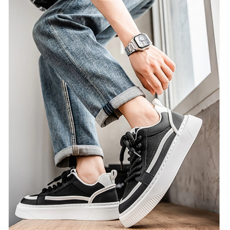 

Man's Casual Sneaker Spring Autumn Breathable Mesh Comfortable Soft Sole Non Slip Flat Shoes Lightweight Versatile Sports Shoes