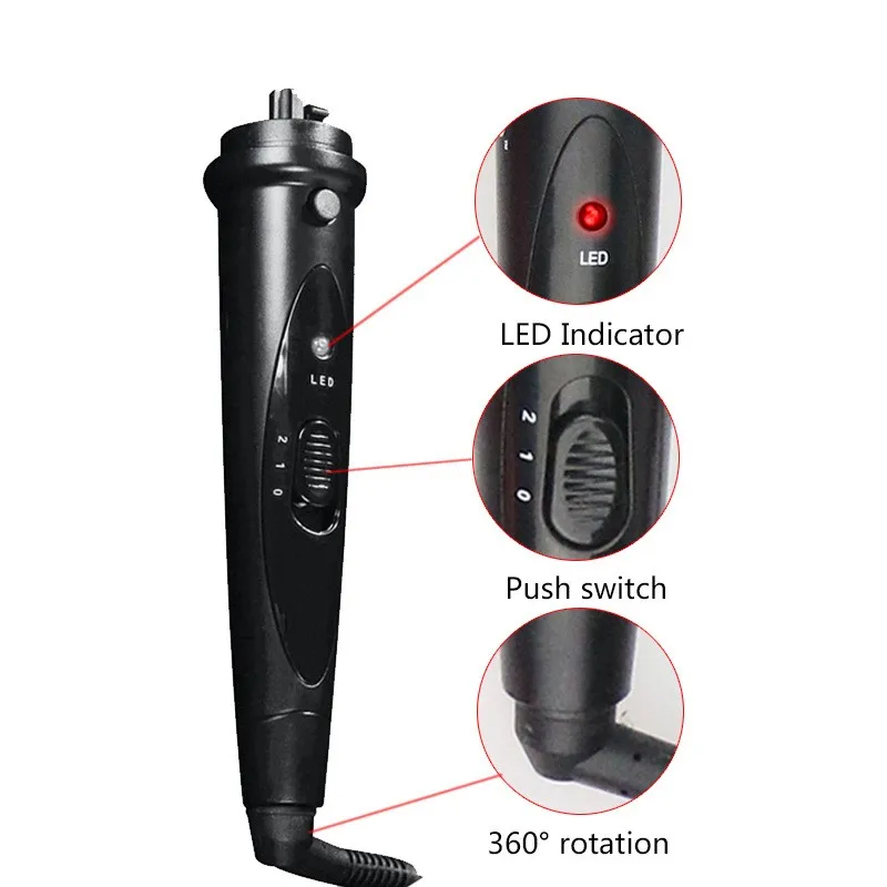 Curling Iron 6 In 1 Curling Iron Changing Tube Curling Iron Straight Multi-use Ceramic Multi-gear Temperature Adjustment