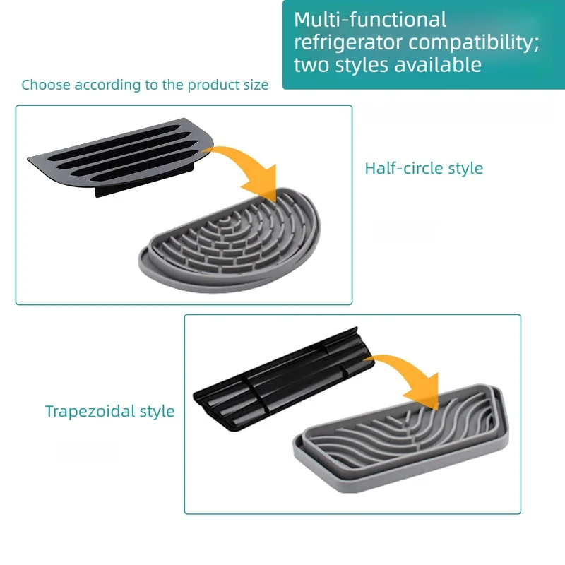 Silicone Drip Tray for Refrigerator Water Dispenser Cuttable Anti-Slip Water Catch Pad for Coffee Machine Ice Maker 2