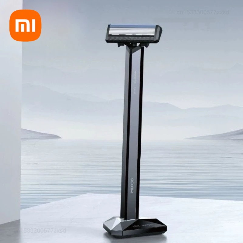 Xiaomi MKODO ensemble de rasoir de sécurité manuel avec lames importées à 6 couches changement de tête d'outil haute qualité hommes rasoir rasage utilisation réutilisable