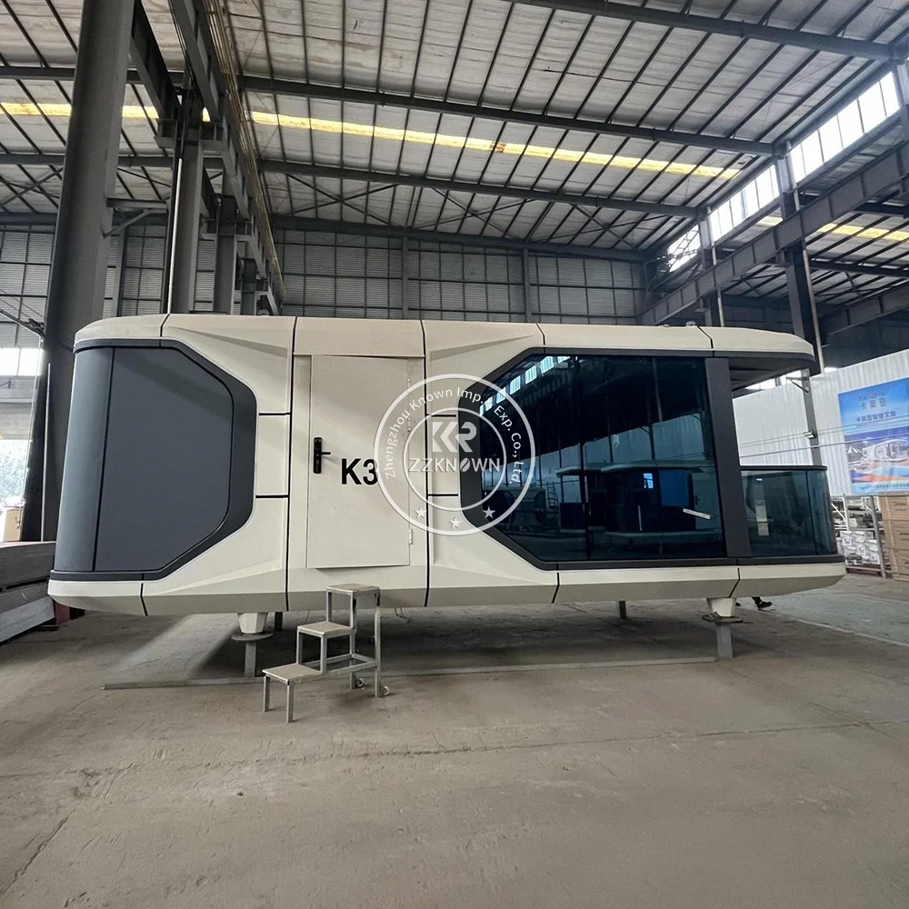 Luxo moderno recipiente casa cabine espaço cápsula portátil móvel glamping cápsula resort hotel casa móvel