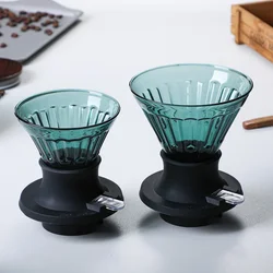 Glass Coffee Dripper Filter Immersion Coffee Machine Filter Paper V Shape Drip Coffee Dripper  Machines