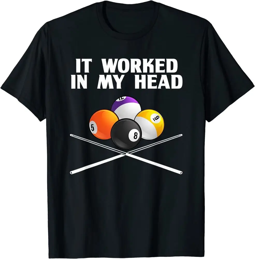 Funny Billiard Gift For Men Women Cool Pool Player Tee T-Shirt Anime Graphic T-shirts for Men Clothing Women