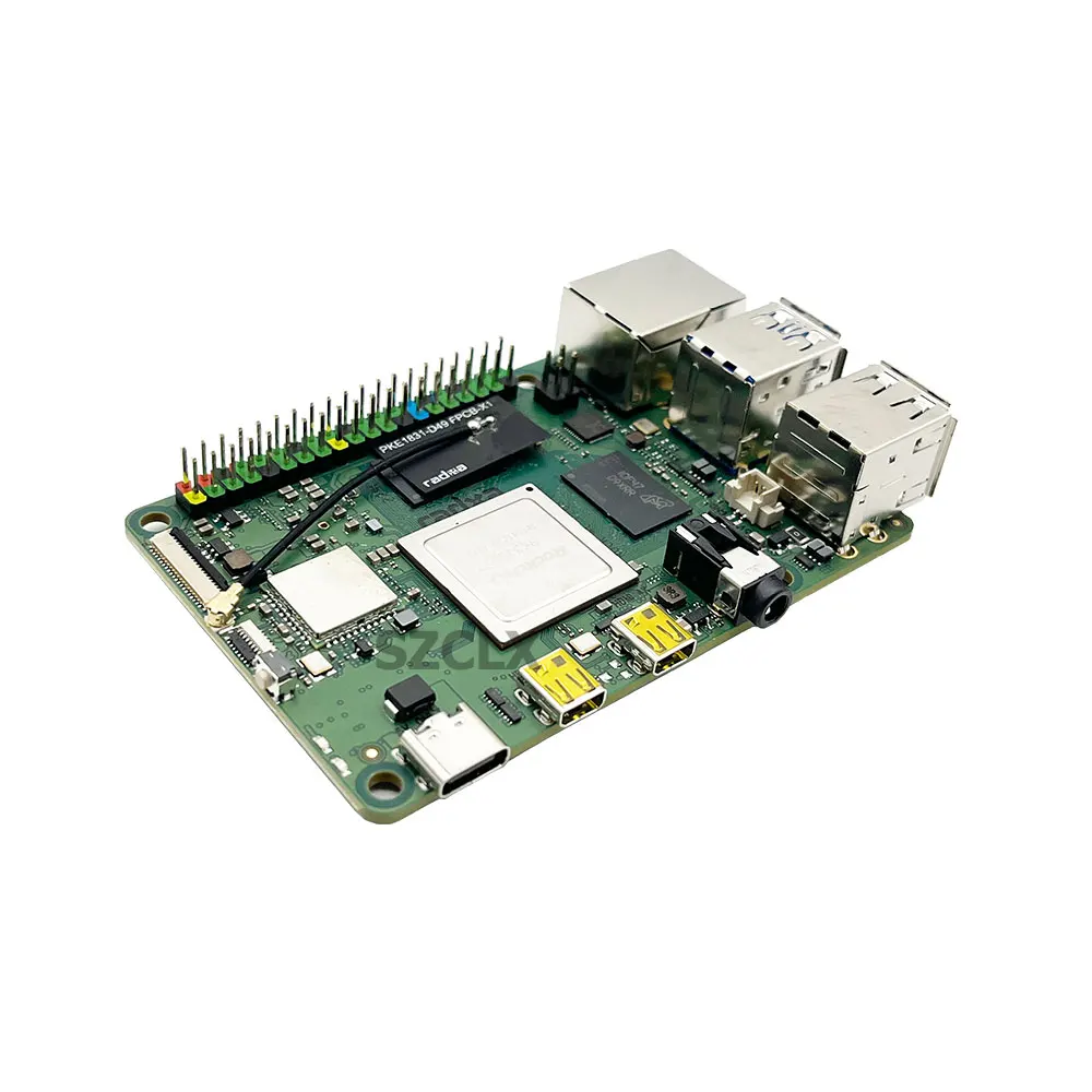 Imagem -02 - Placa de Desenvolvimento Rpi-pi 4c Plus Rockchip Rk3399t 64bit 6-core A72 A53 Compatível com Rpi Modelo c 4gb