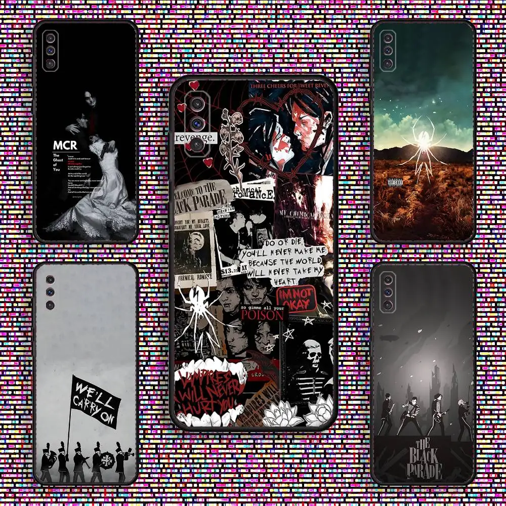 

My C-Chemical R-Romance Phone Case For Samsung S 25,24,23,22,30,21,10,9,Ultra,Plus,Lite,FE,4,5 G Black Soft Case