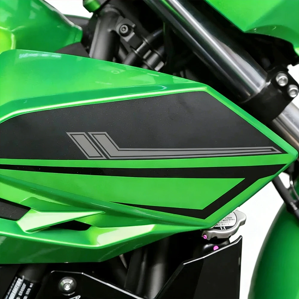 Motorcycle Front Fender Comb Universal Stickers Motor Body Reflective Waterproof Decal