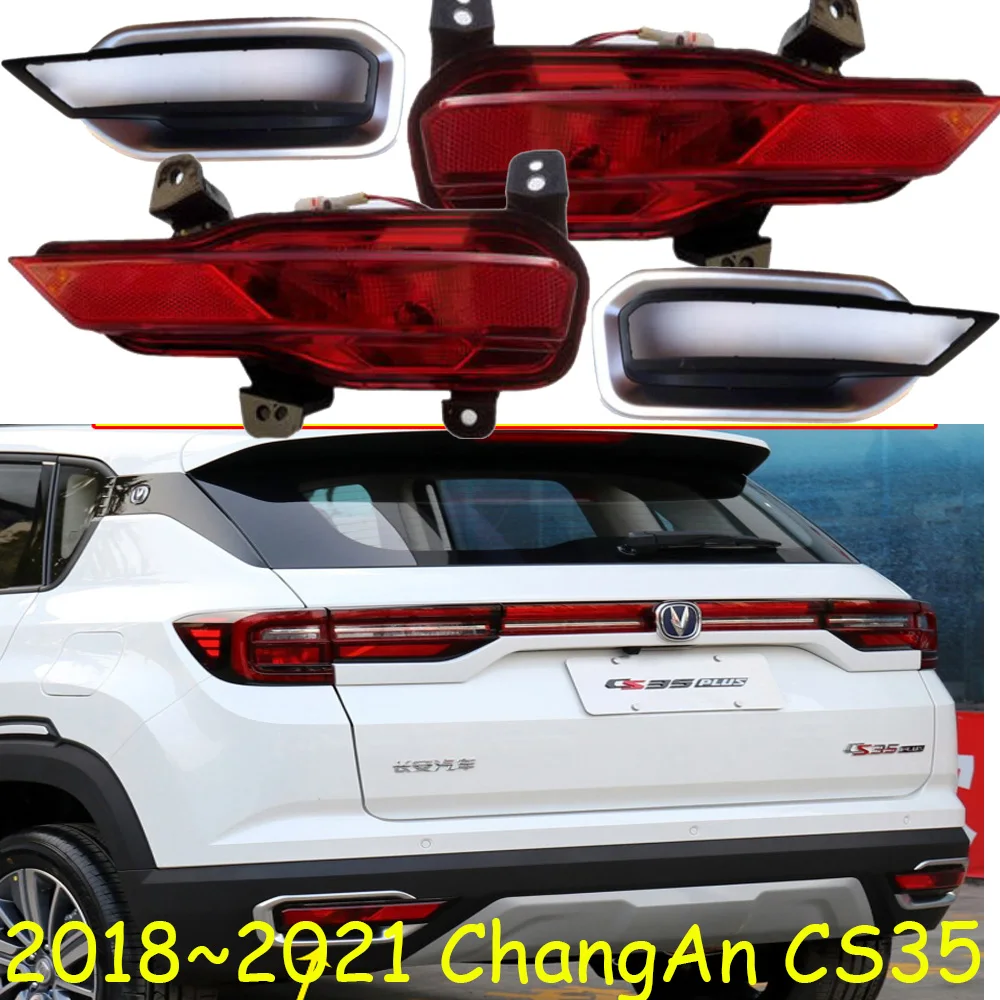 Car bumper Chang An tail light Changan CS35 plus taillight 1pcs 2018~2021y car accessories Taillamp ChangAn CS35 rear light fog